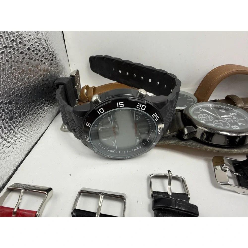 Unbranded Mens Watches Lot Of 17 For Parts‎ Or Repair